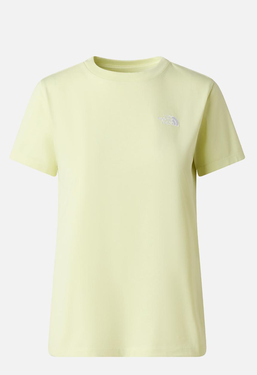 The North Face - W Evolution Simple Dome Slim Short Sleeve Tee - Lemon Mist