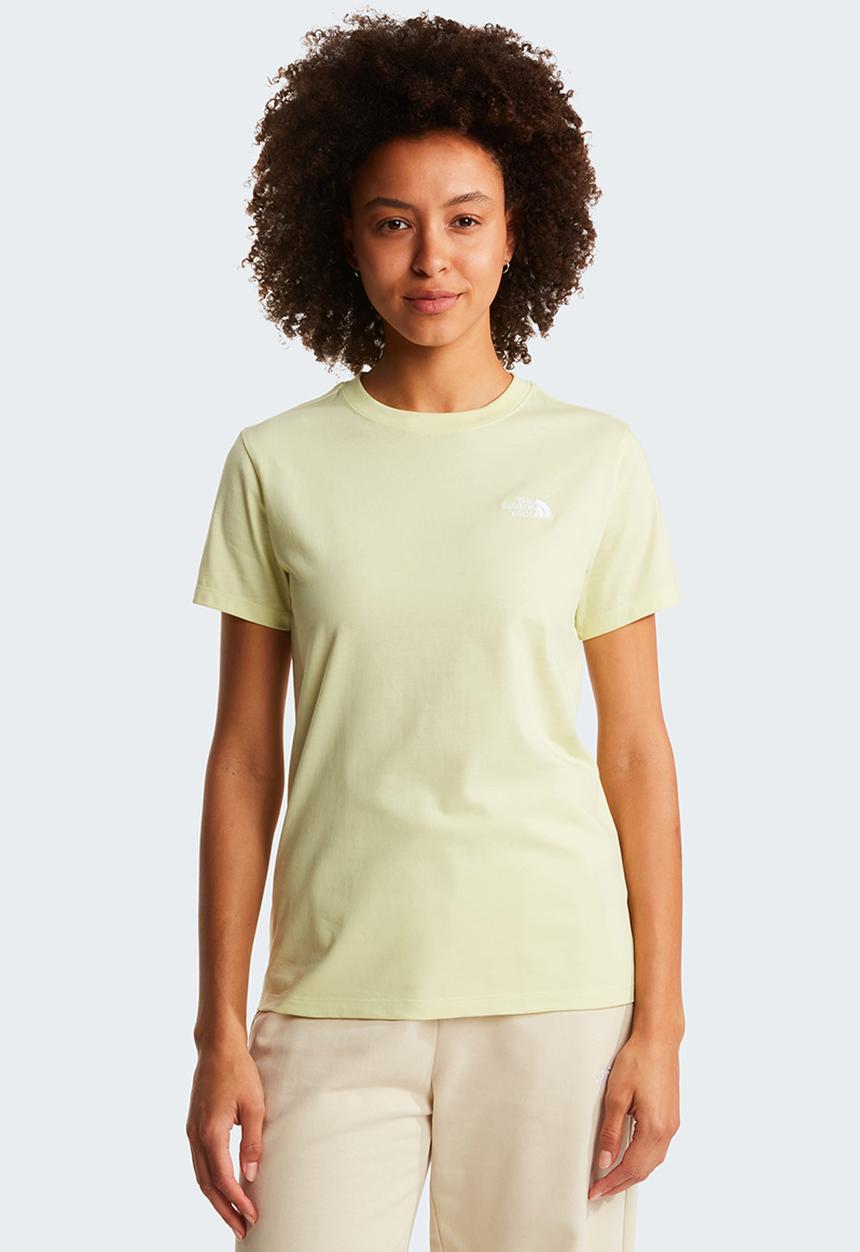 The North Face - W Evolution Simple Dome Slim Short Sleeve Tee - Lemon Mist