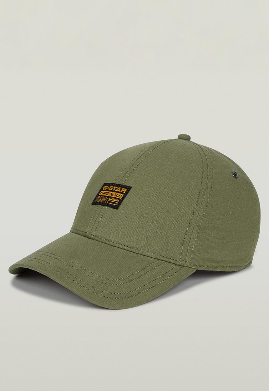G-STAR - Originals Baseball Cap - Shadow Olive Slub Stripe