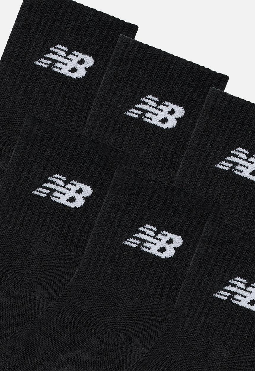 New Balance  - Everyday Ankle Sock 6Pk - Black