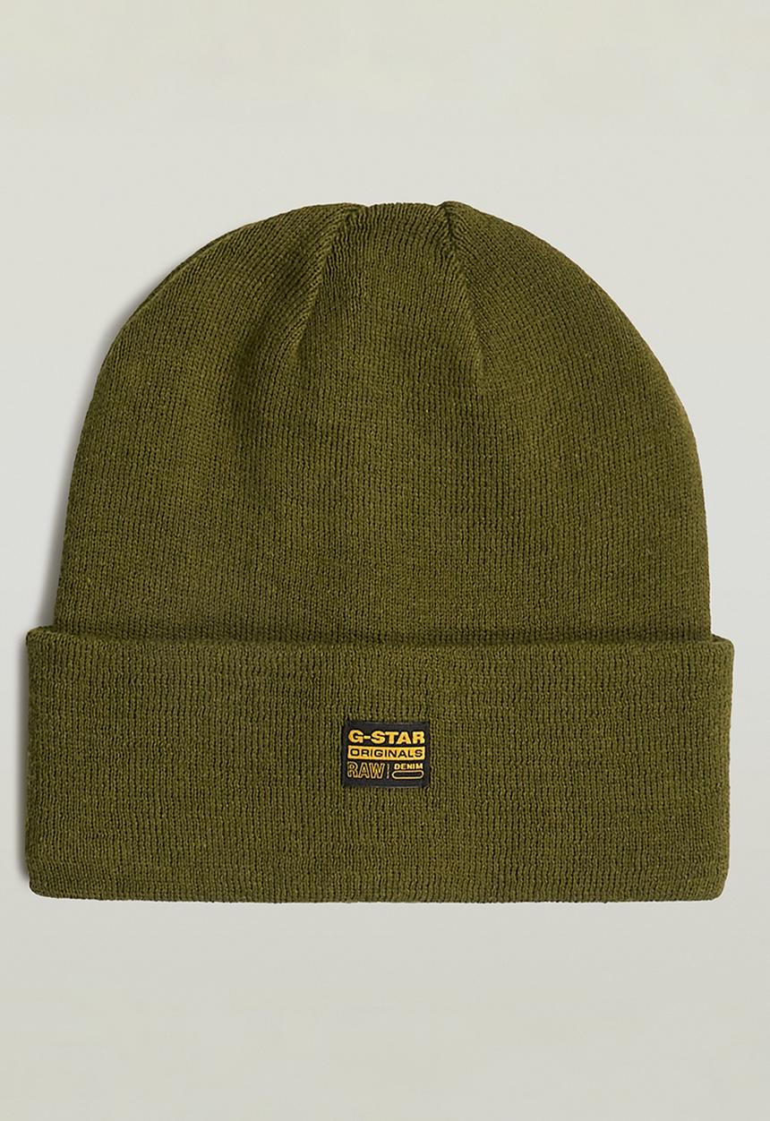 G-STAR - Effo Long Beanie - Dark Olive