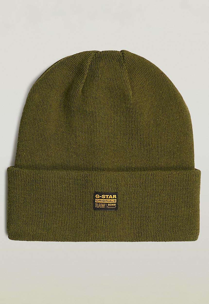 G-STAR - Effo Long Beanie - Dark Olive