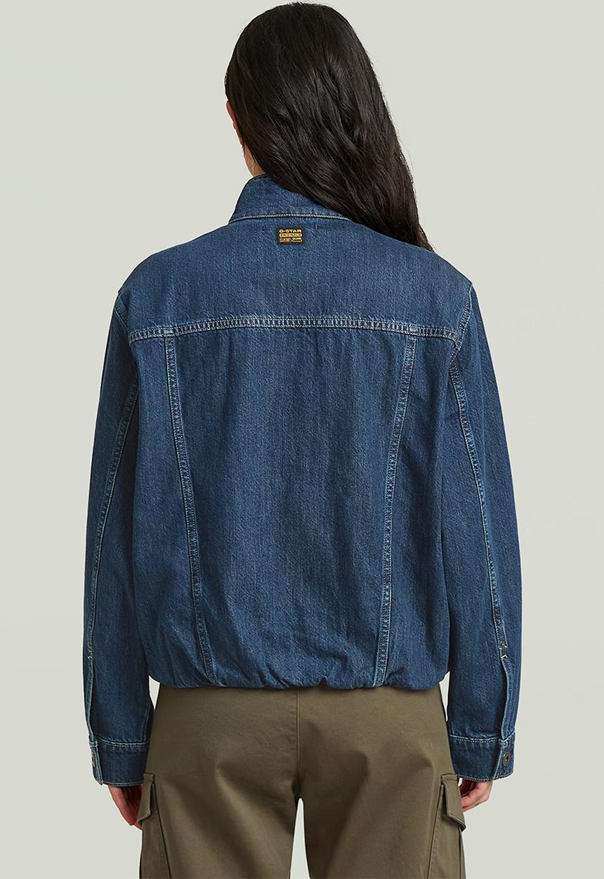 G-STAR - Rib Trucker Jacket wmn - Antique faded sentry blue
