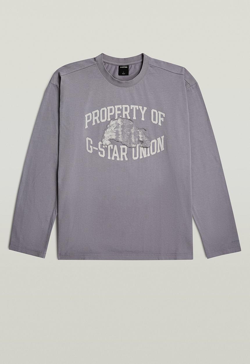 G-STAR - Sunfaded Gr Relaxed R T L\S - Quicksilver