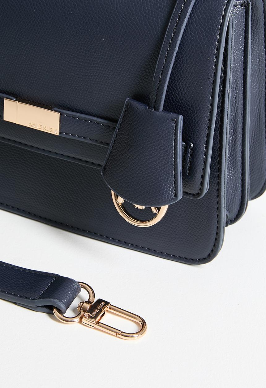 Anne Klein - Exclusive Flap Saddle With Detachable Strap Bag -Distant Mountain