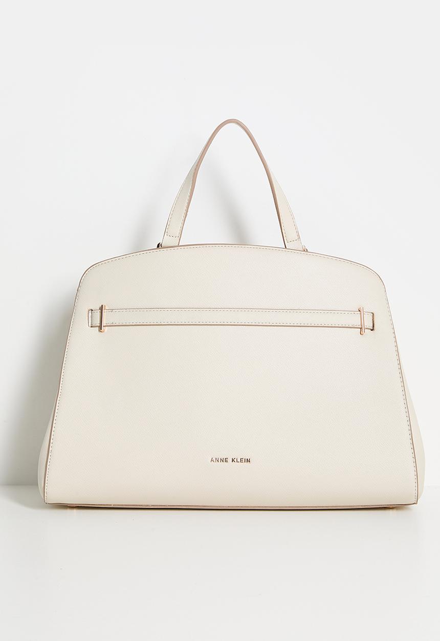 Anne Klein - Exclusive Large Satchel With Detachable Strap Bag-Parchment