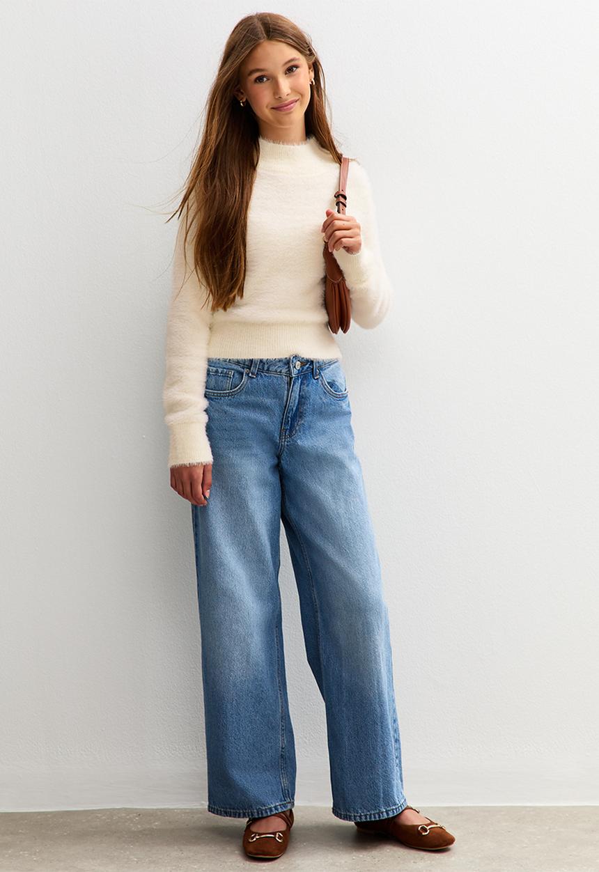 New Look - Fluffy top -cream