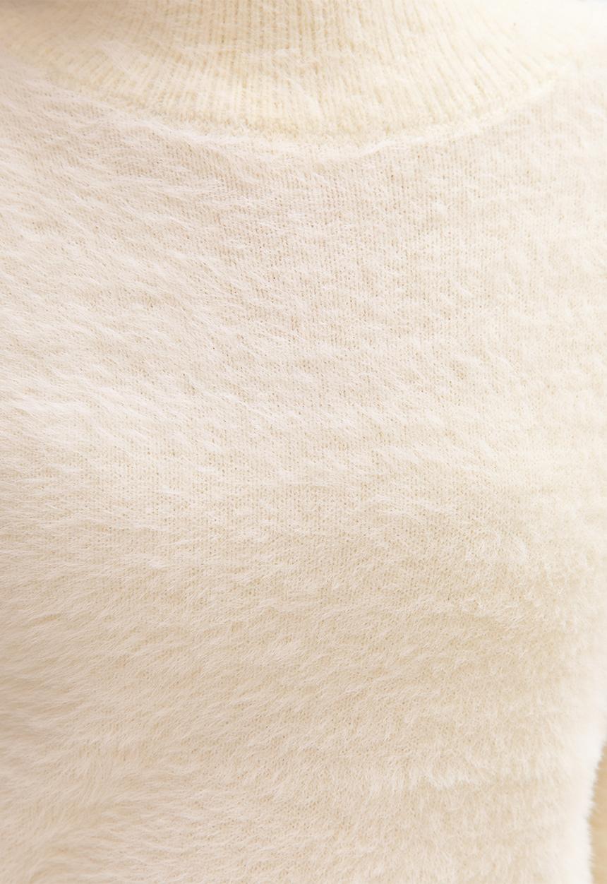 New Look - Fluffy top -cream
