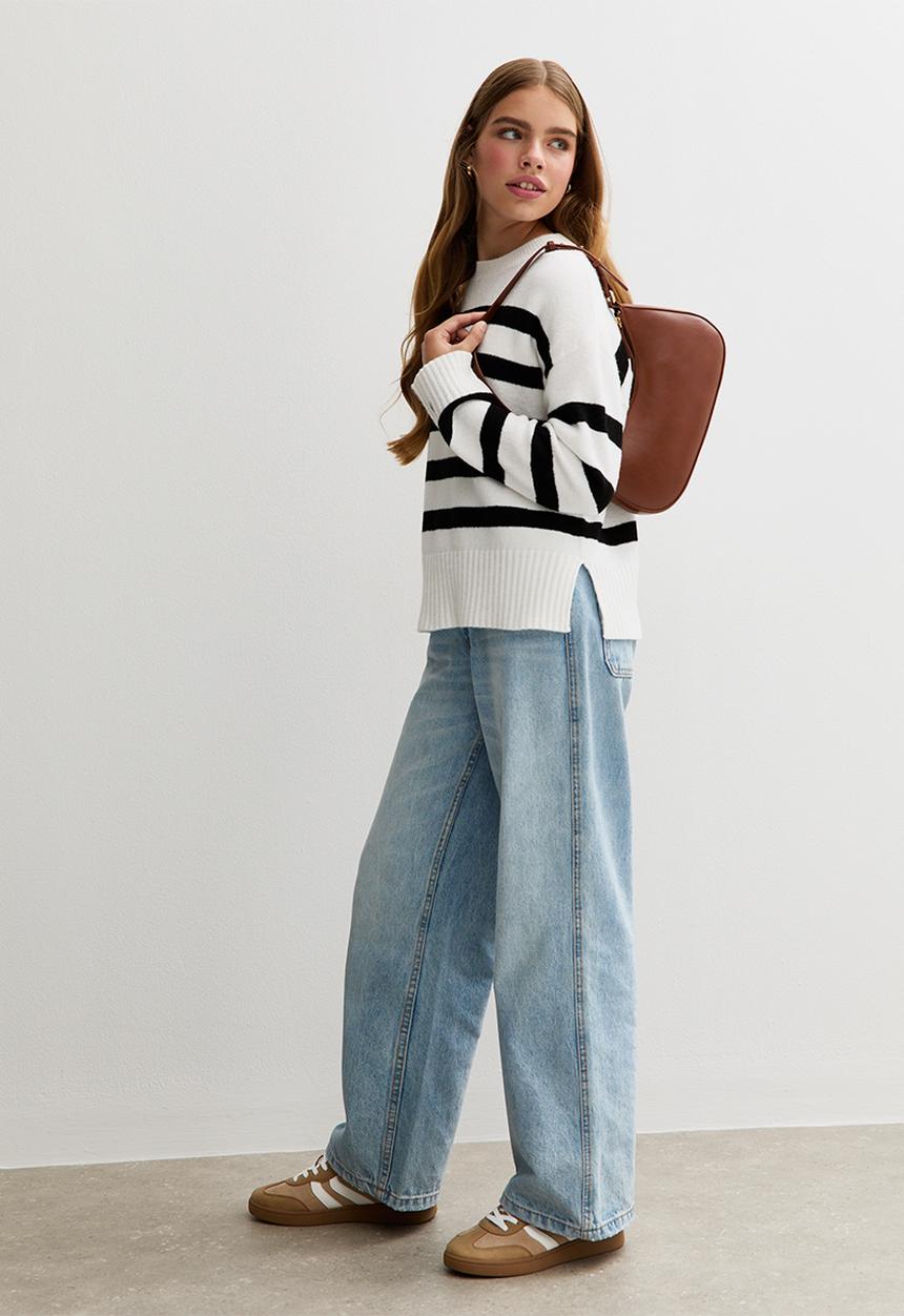 New Look - Op aw25 mia stripe reg-white