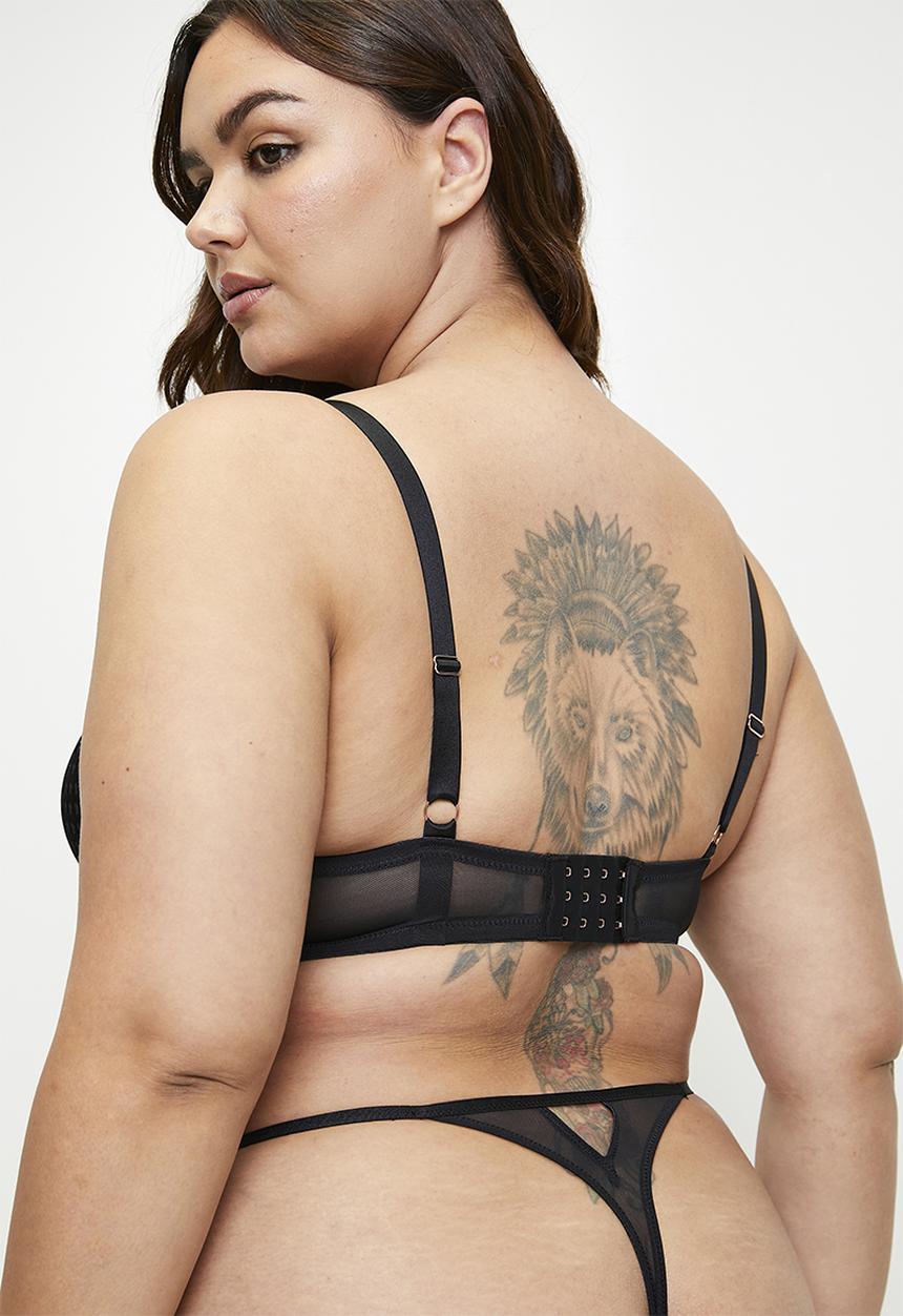 DORINA - Julianna string - black