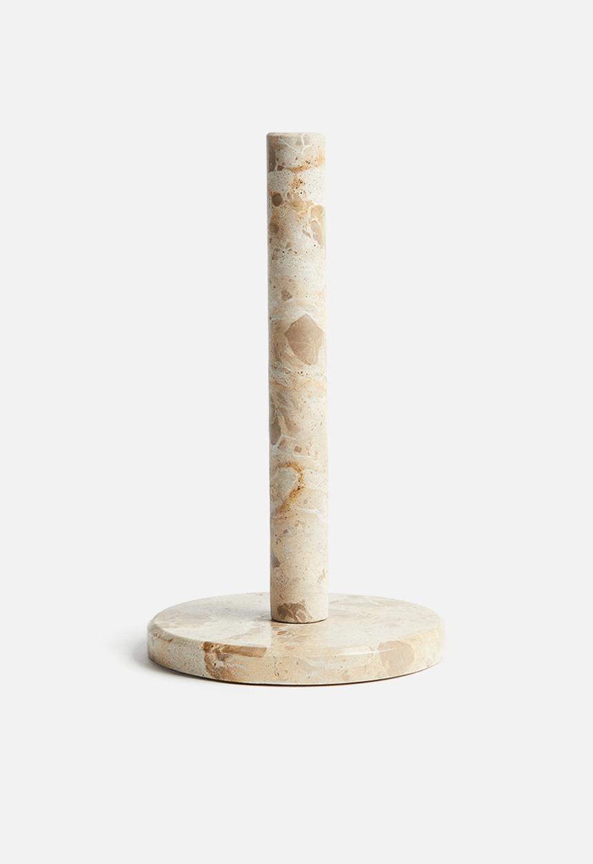 H&M - Marble paper towel holder - beige