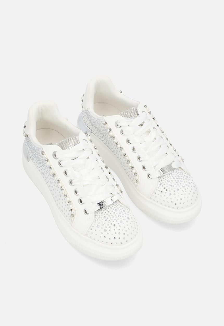 Steve Madden - Glories sneaker - ivory satin