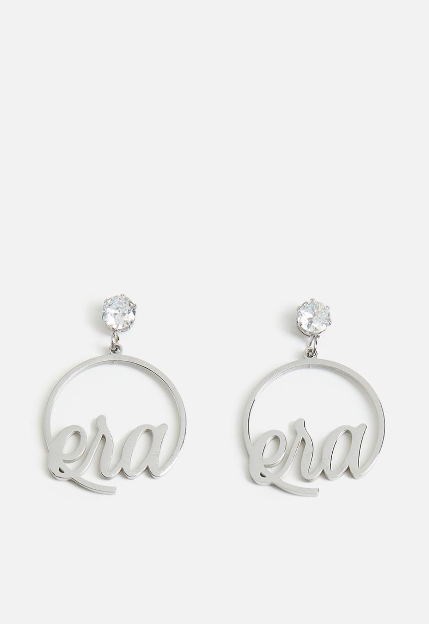 ERA by DJ Zinhle - Era Halo Mini Drop Hoops - Silver