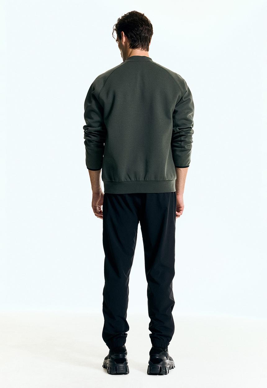 H&M - Sports bomber jacket with drymove™ - dark dusty green