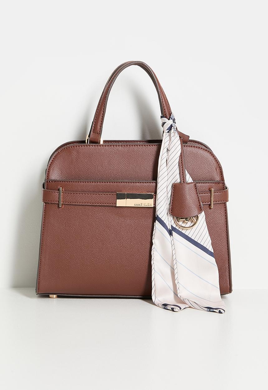 Anne Klein - Exclusive Medium Satchel With Detachable Strap Bag-Walnut