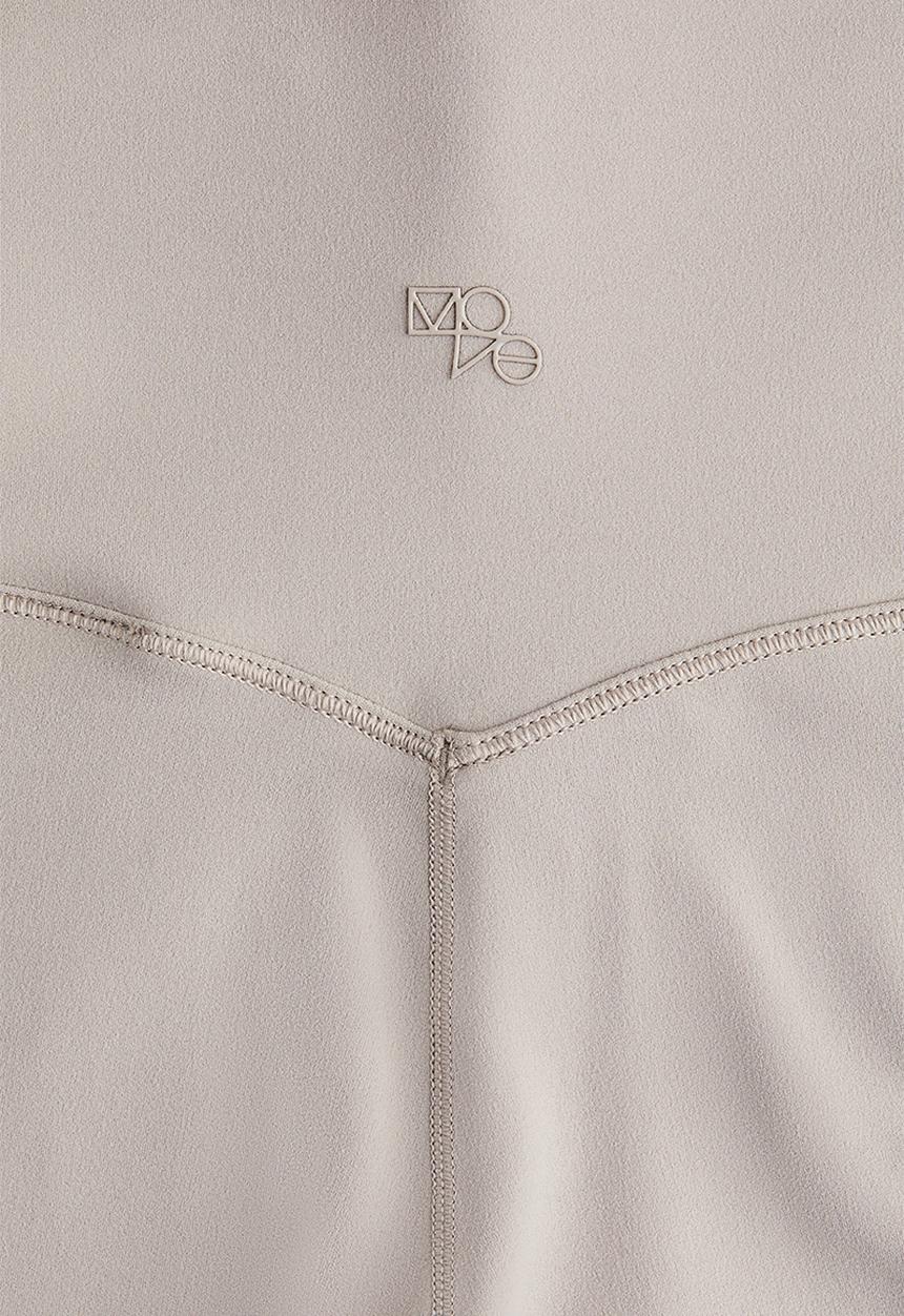 H&M - Yoga leggings with softmove™ lycra® - warm  grey