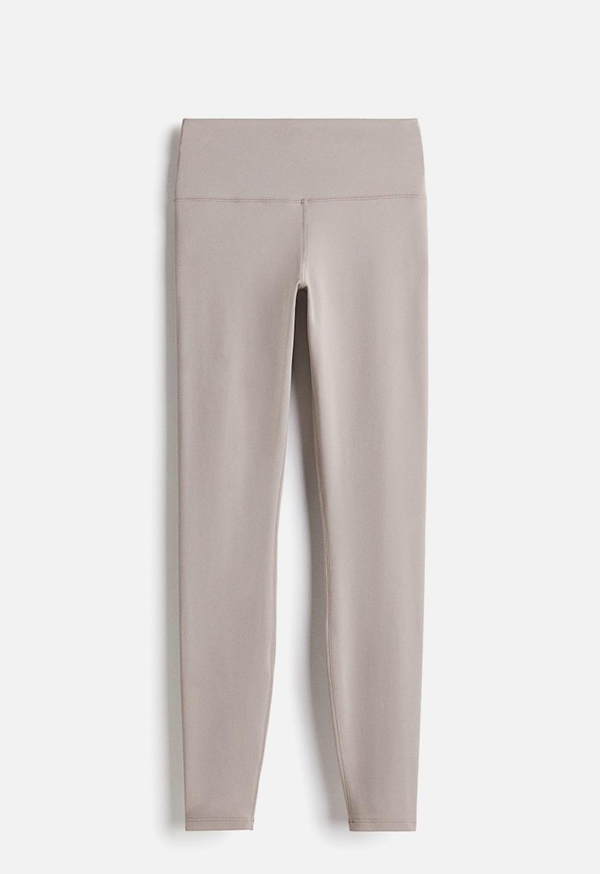 H&M - Yoga leggings with softmove™ lycra® - warm  grey