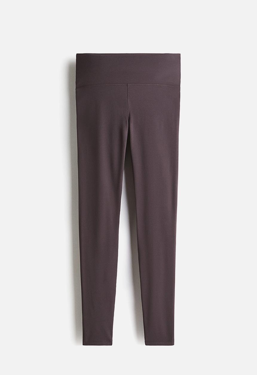 H&M - Yoga leggings with softmove™ lycra® - truffle grey