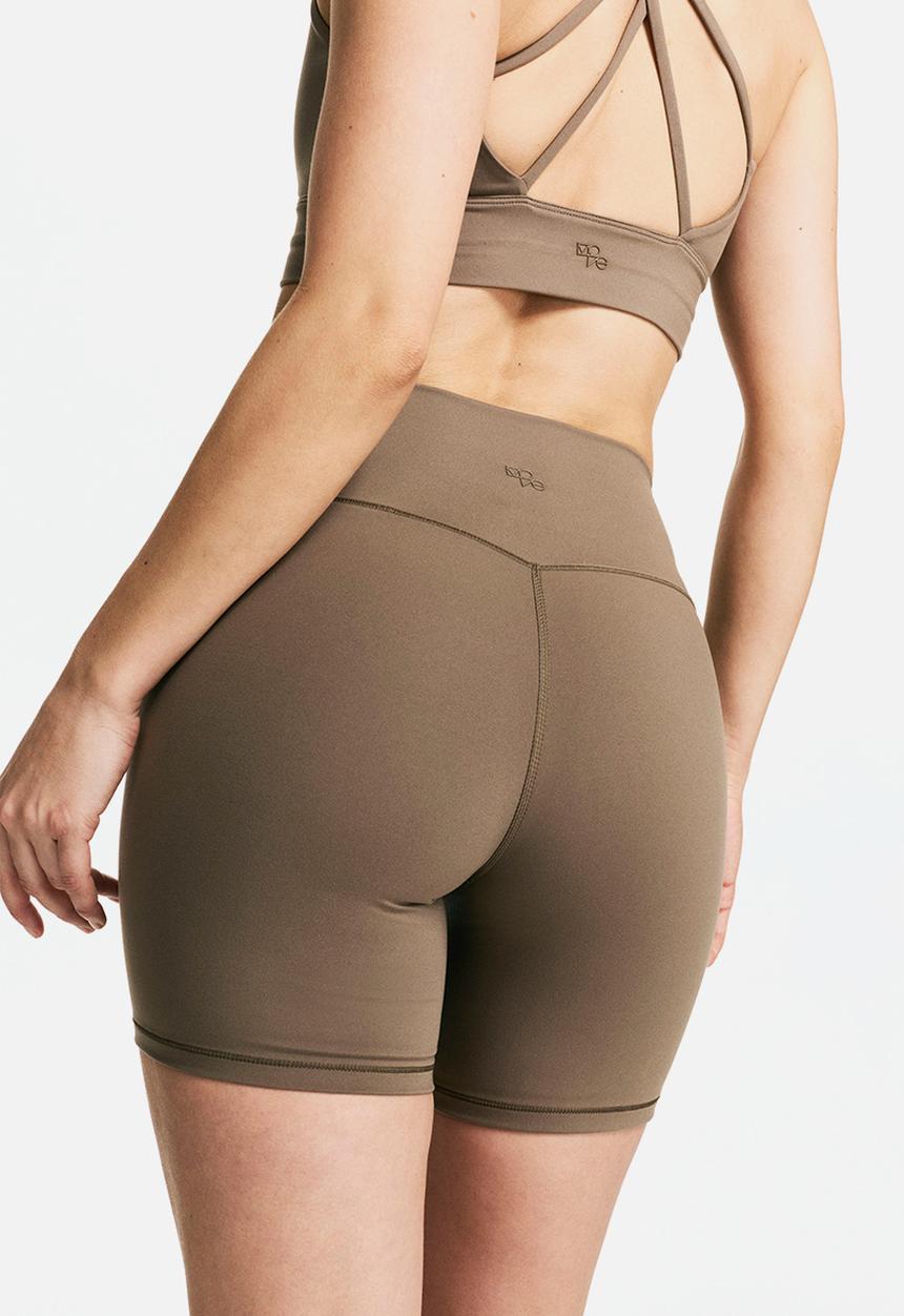 H&M - Sports cycling shorts with softmove™ - dark beige