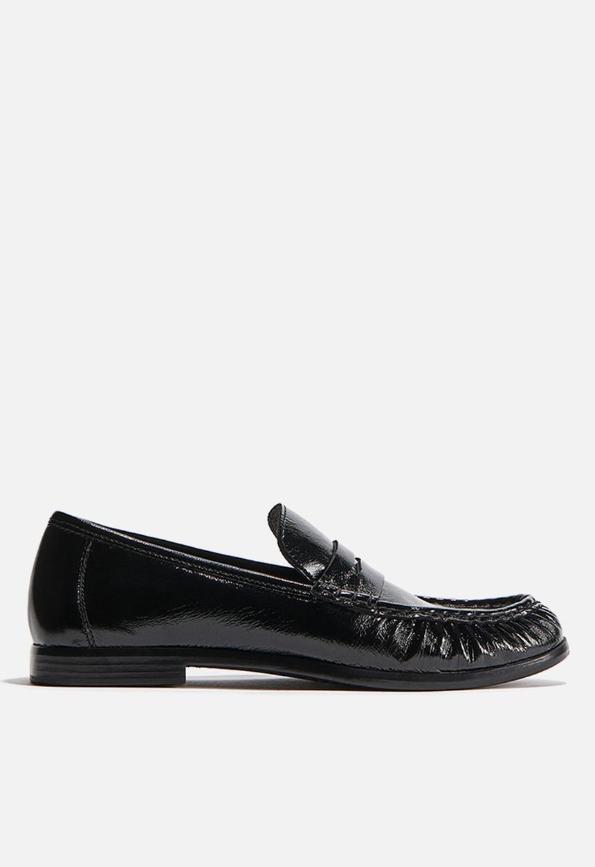 H&M - Leather loafers - black