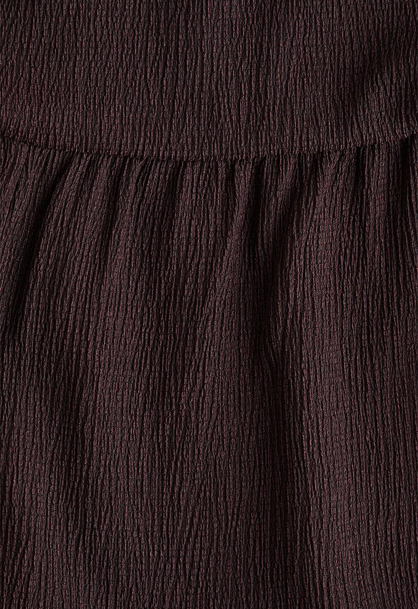 H&M - Crinkled balloon-leg trousers - burgundy