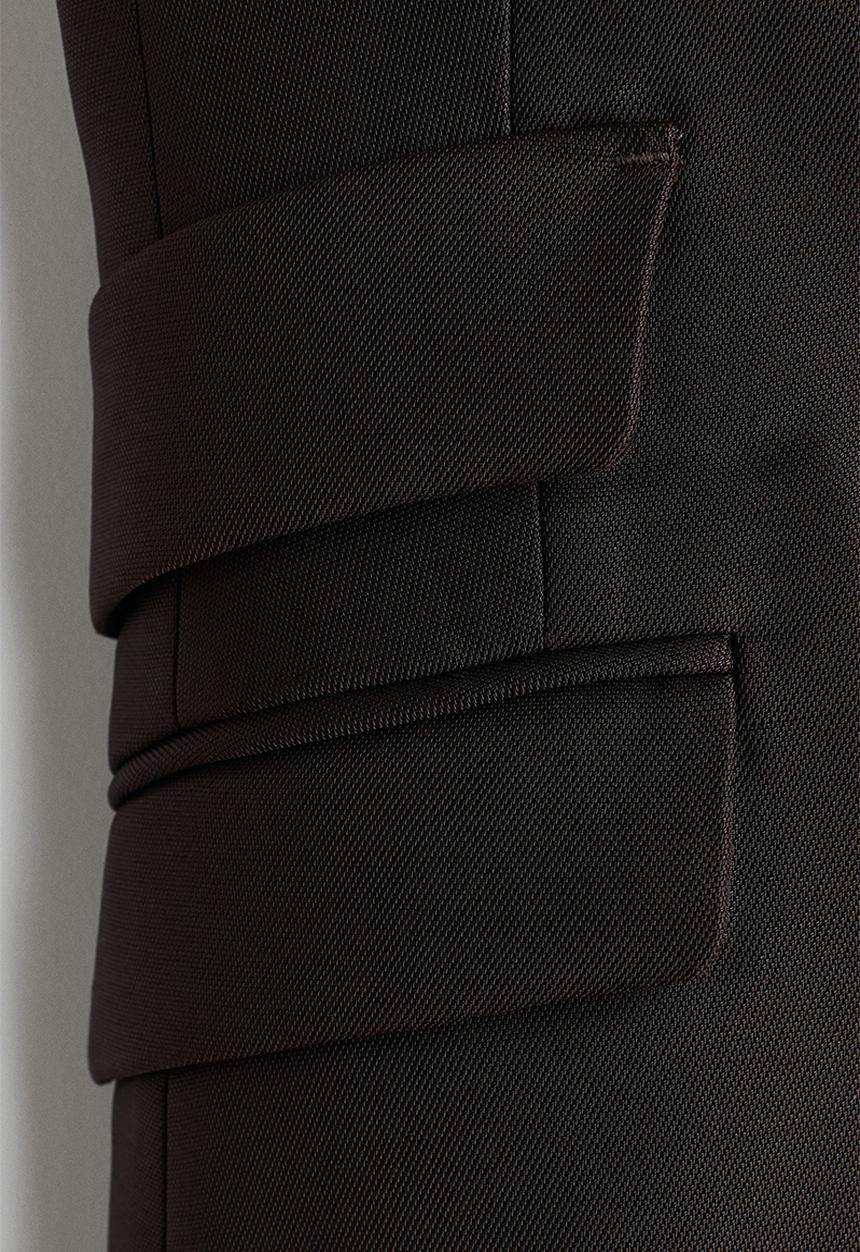 H&M - Long waistcoat - dark brown