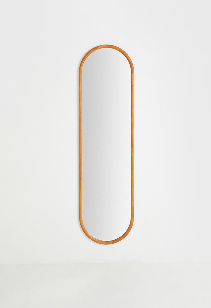 Sixth Floor - Wooden Pill Full Length Mirror - Natural