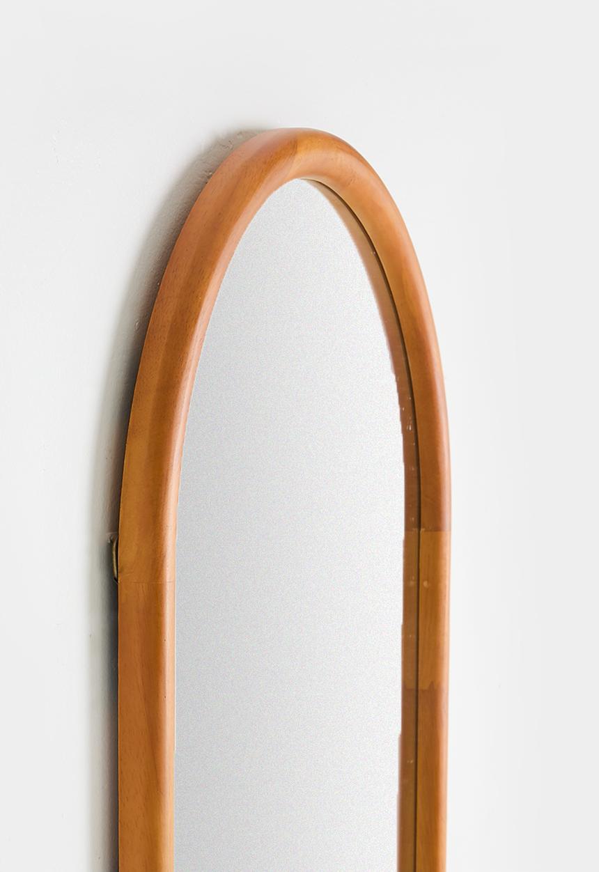 Sixth Floor - Wooden Pill Full Length Mirror - Natural