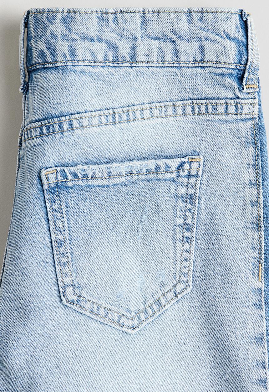 H&M - Baggy fit bootcut leg jeans - light denim blue