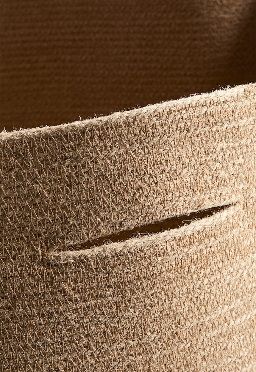 H&M - Jute laundry basket - beige