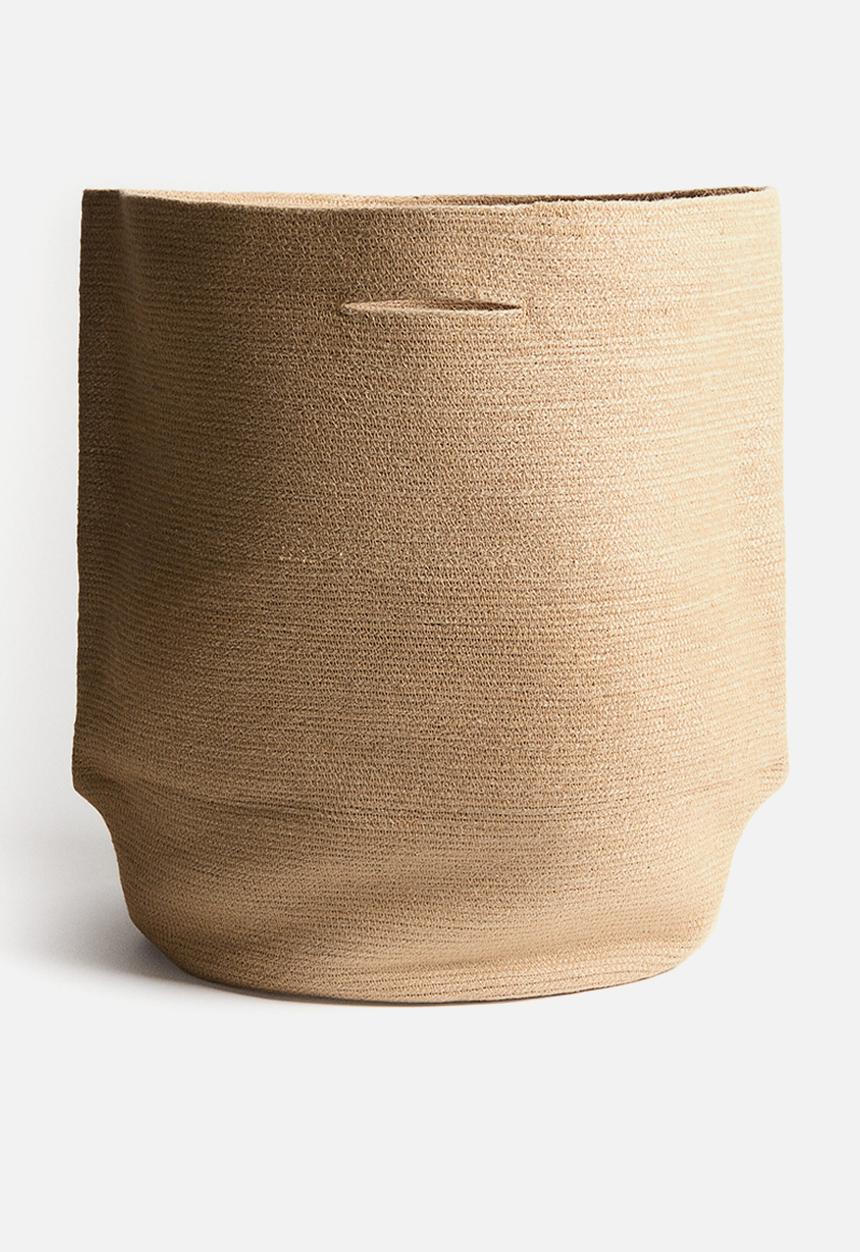 H&M - Jute laundry basket - beige
