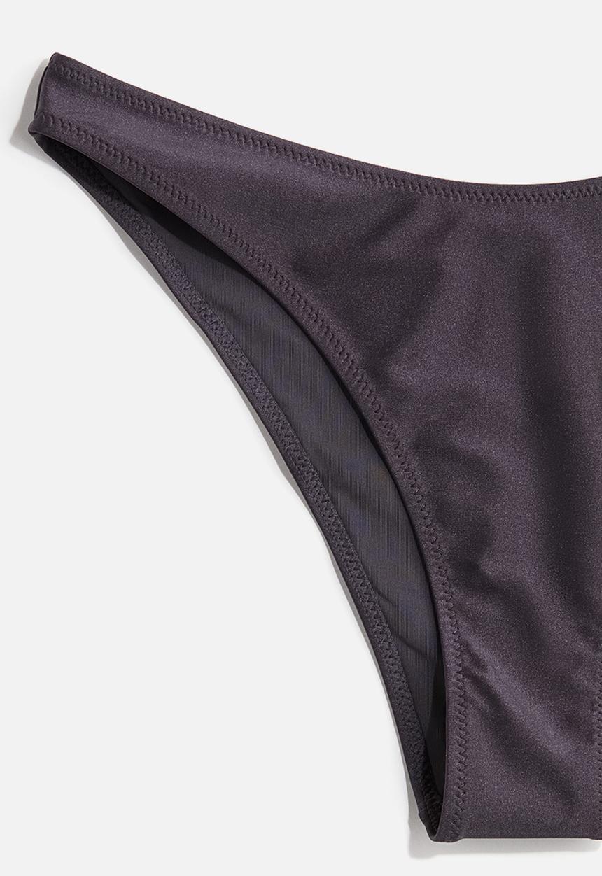 H&M - Cheeky bikini bottoms - dark grey