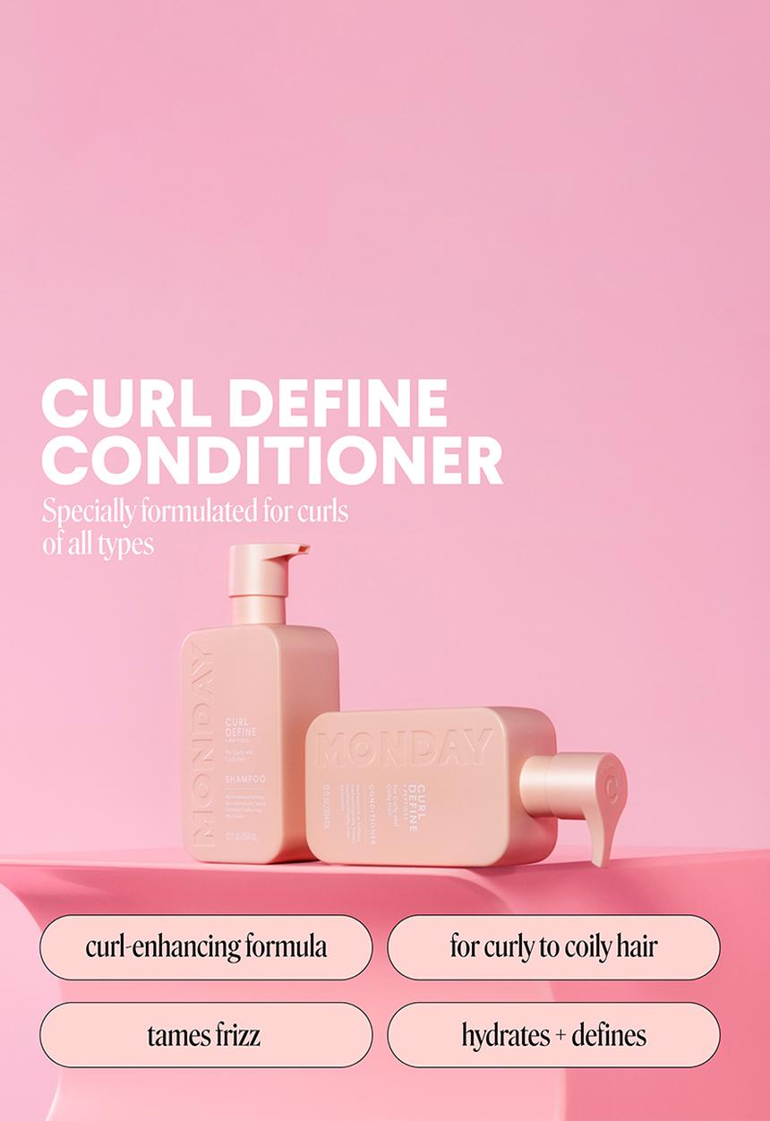 MONDAY Haircare - Curl Define Conditioner With Peptides For Curl & Coily Hair - 354ml