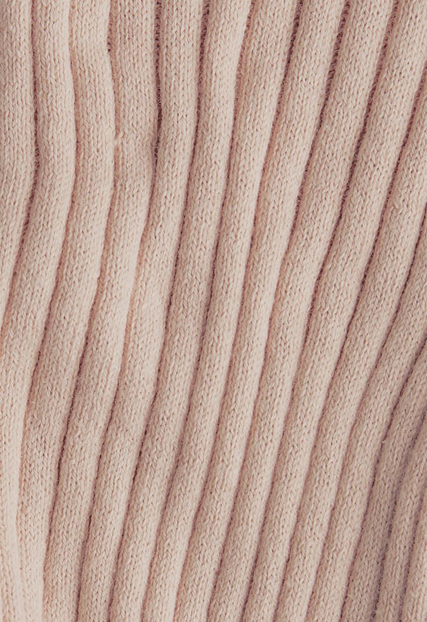 H&M - 2-Piece rib-knit cotton set - light dusty pink