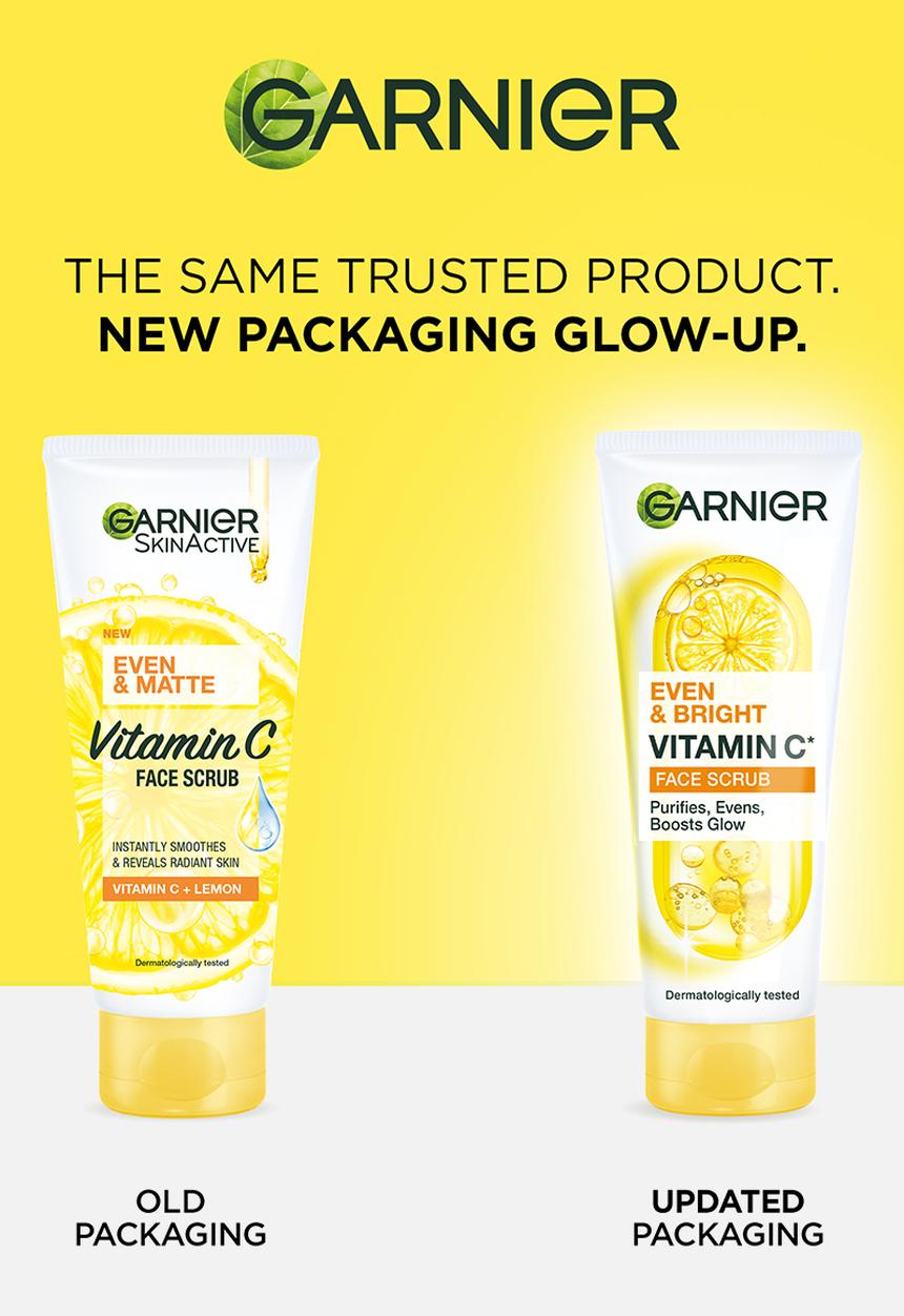Garnier - Even & Bright Vitamin C Face Scrub 100ml