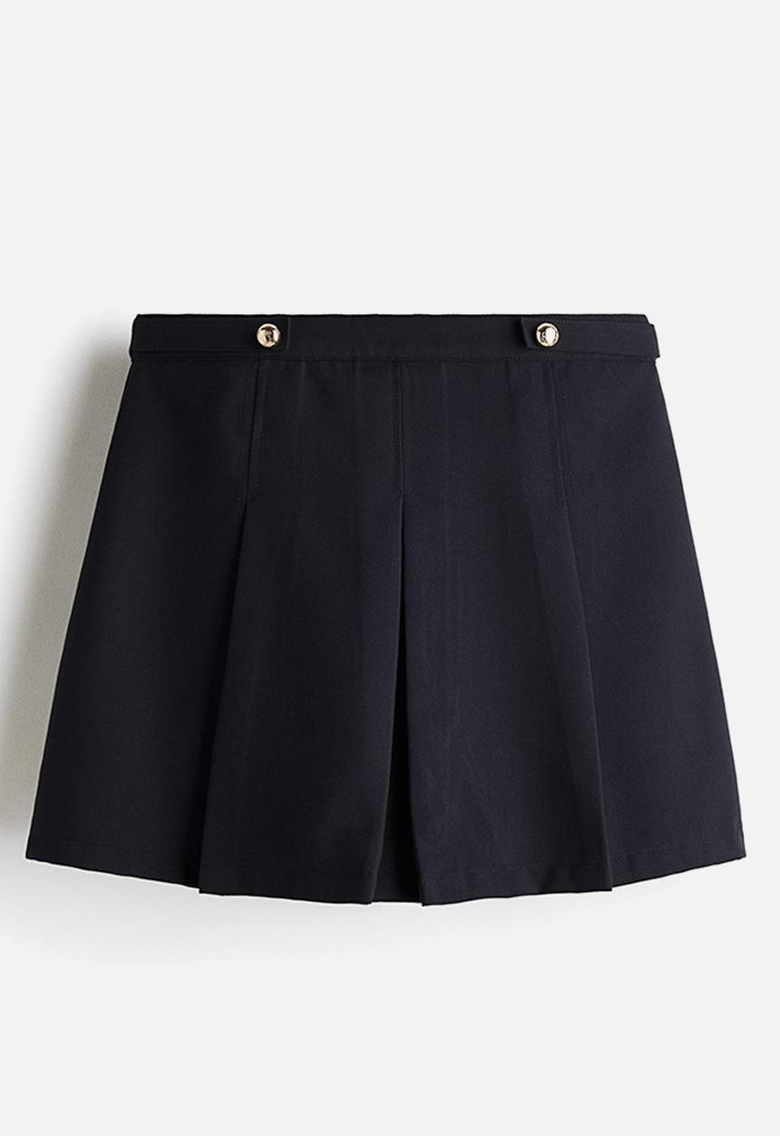 H&M - Pleated skort - navy blue
