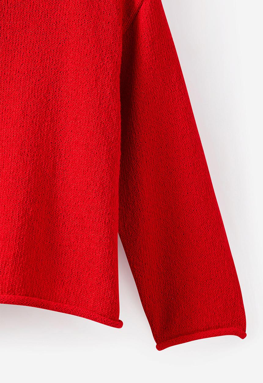 Cotton On - Lily Lightweight Knit - Varsity Red