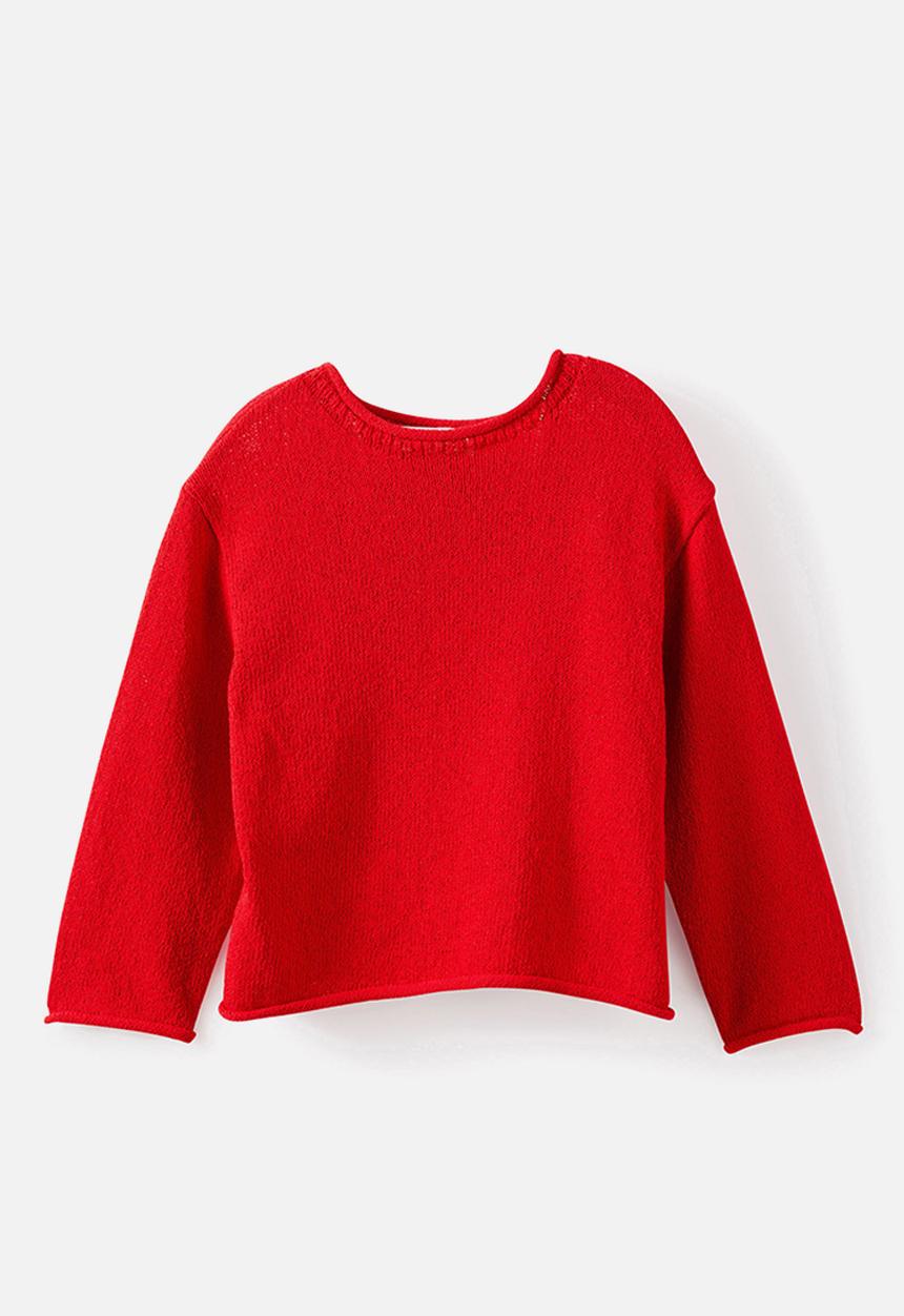 Cotton On - Lily Lightweight Knit - Varsity Red