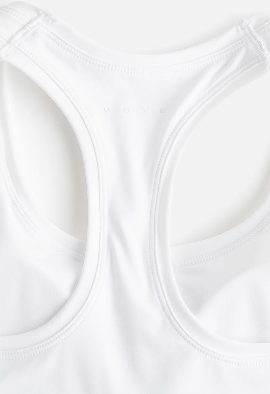H&M - Sports bra with cool handfeel drymove™ - white