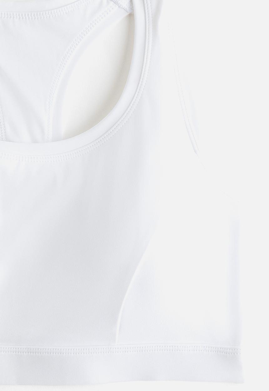 H&M - Sports bra with cool handfeel drymove™ - white
