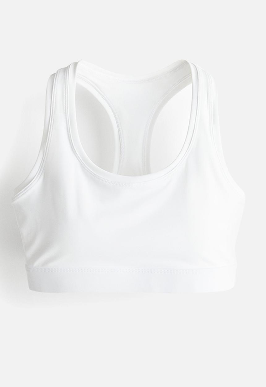 H&M - Sports bra with cool handfeel drymove™ - white