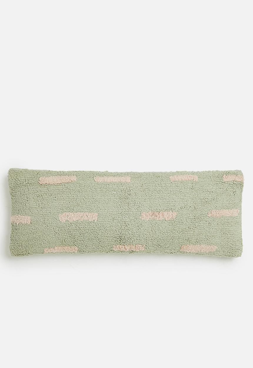 Sixth Floor - Lilo cushion with inner - green & pink