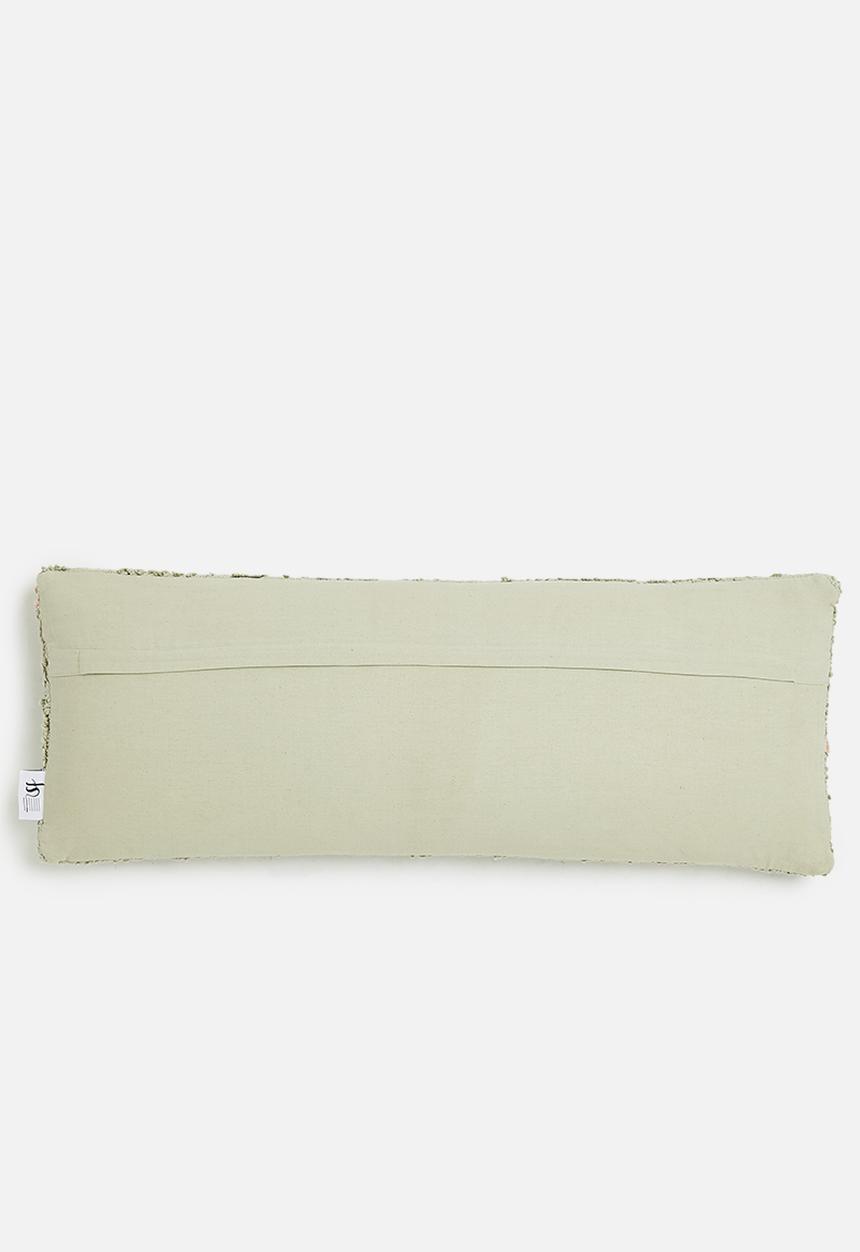 Sixth Floor - Lilo cushion with inner - green & pink