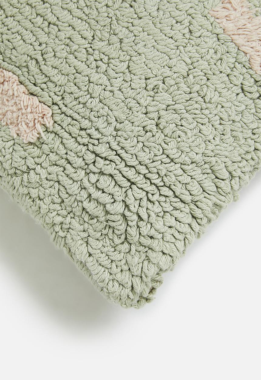 Sixth Floor - Lilo cushion with inner - green & pink