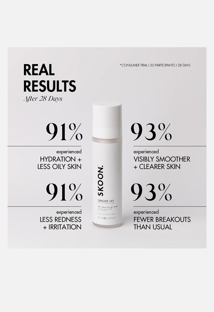 SKOON. - GINGER LILY Oil control face gel-cream REFILL - 50ml