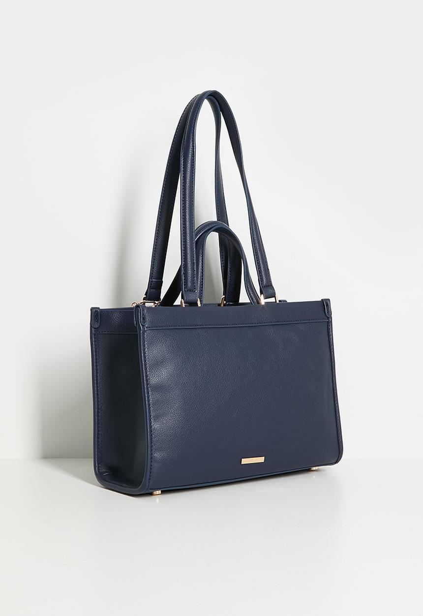 Anne Klein - Exclusive Double Handle Bonded Tote Bag - blue