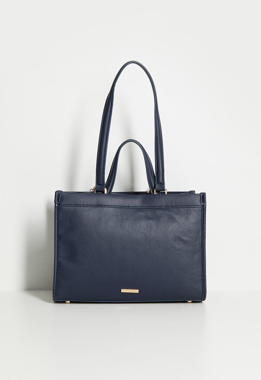 Anne Klein - Exclusive Double Handle Bonded Tote Bag - blue