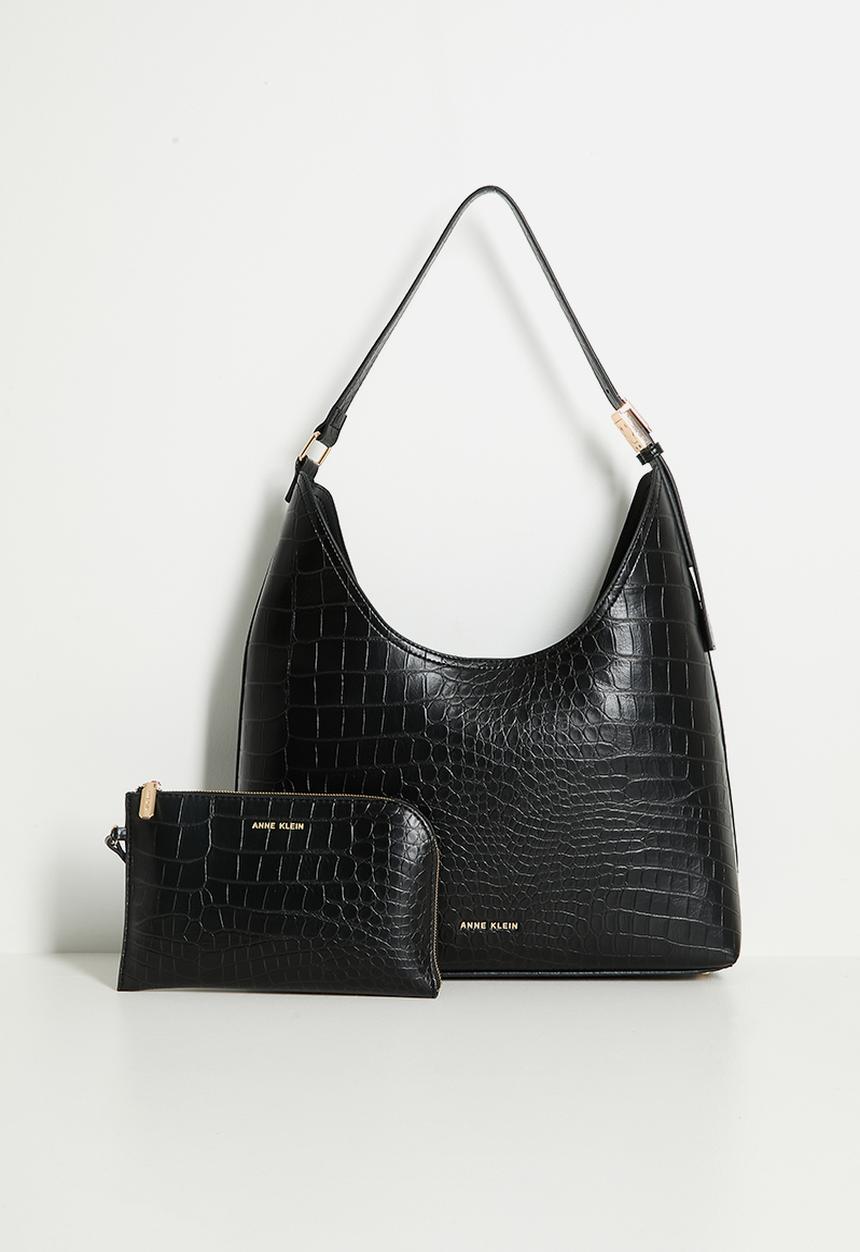 Anne Klein - Exclusive Hobo With Pouch Bag - Black