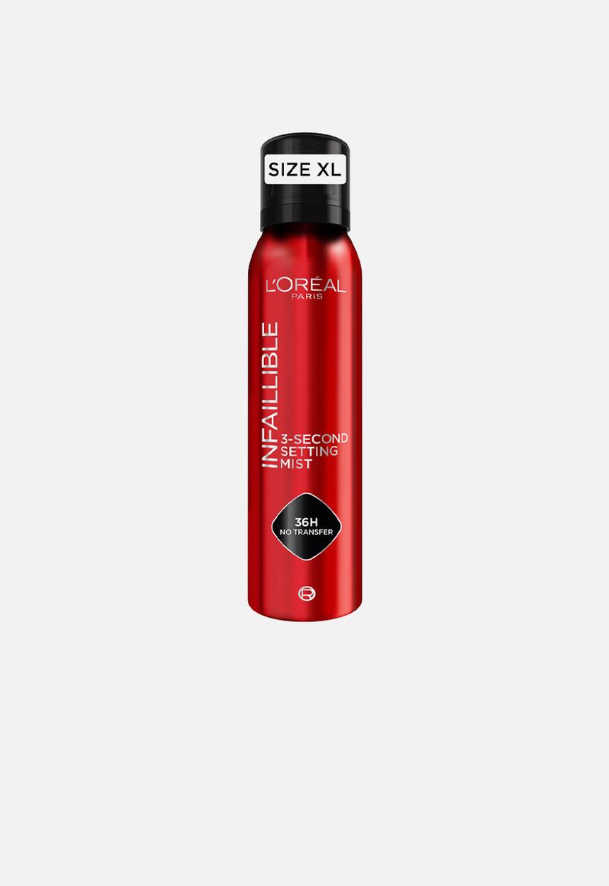 L'Oreal Paris - Infaillible 3-Second Setting Mist Setting Spray Jumbo Size - 150ml
