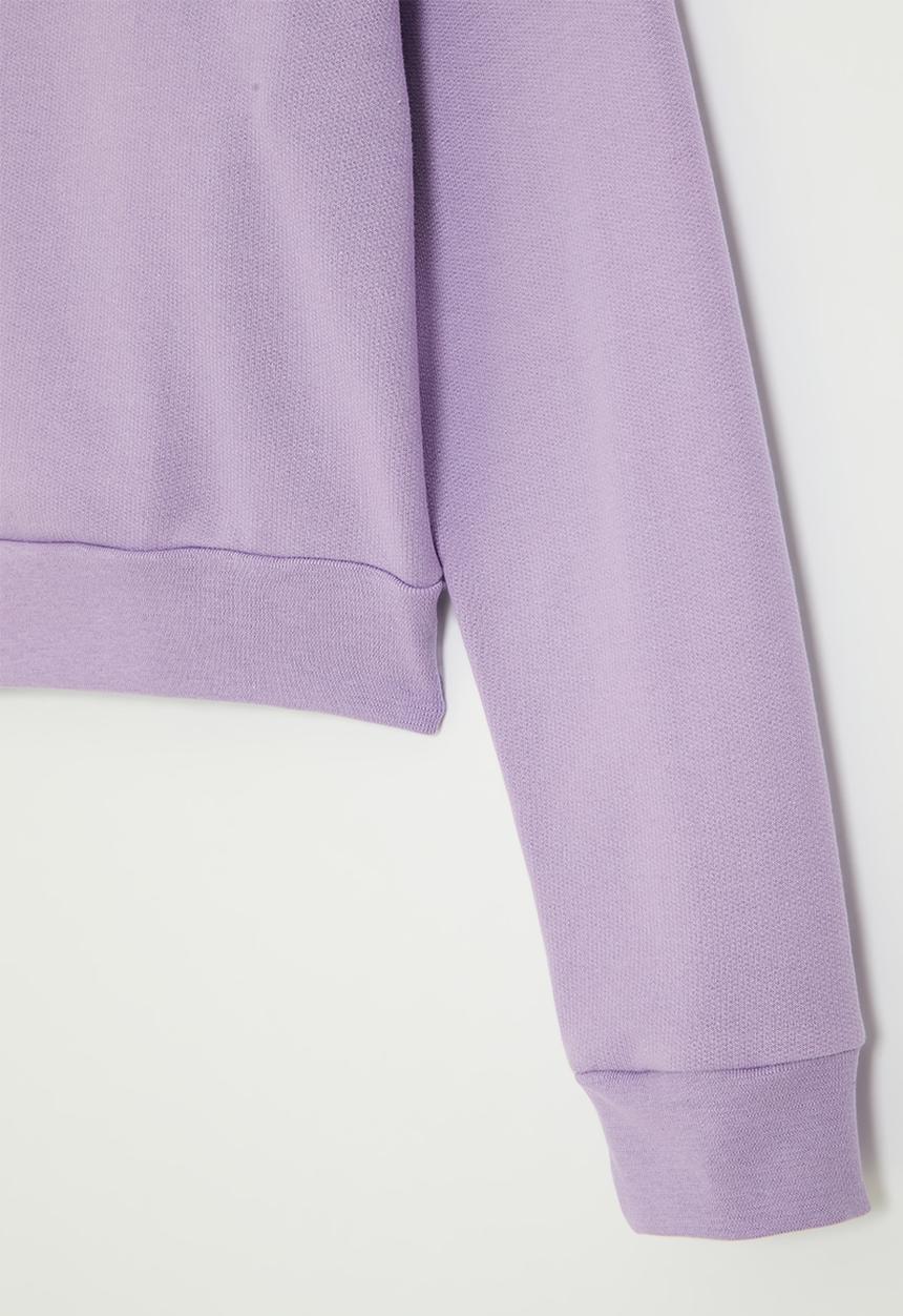 Pop Candy - Cropped sweatshirt - pale purple